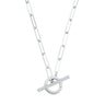 Silver Long Link Charm Collector Necklace | Lily Charmed