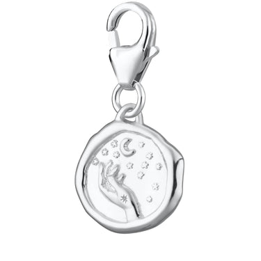 Silver Manifest Magic Charm | Manifest Charm Jewellery | Lily Charmed