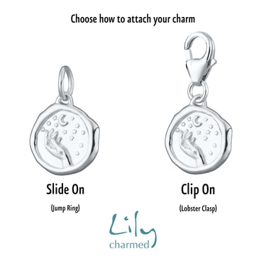 Silver Manifest Charms | Manifestation Charm Jewellery | Lily Charmed