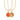 Gold Plated Orange Agate Harmony Healing Stone Necklace - Lily Charmed
