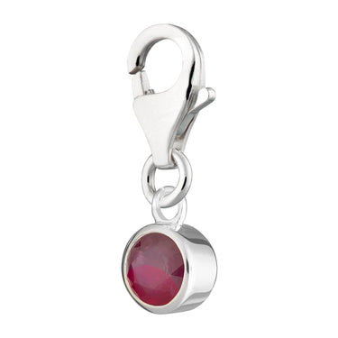 Ruby Charm - July Birthstone Charms by Lily Charmed