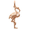 Rose Gold Plated Flamingo Charm - Lily Charmed