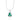 Silver Green Chrysoprase Happiness Healing Stone Necklace - Lily Charmed