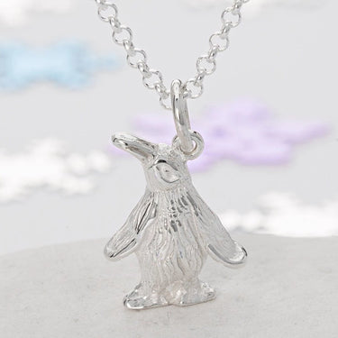 Silver Penguin Necklace | Lily Charmed