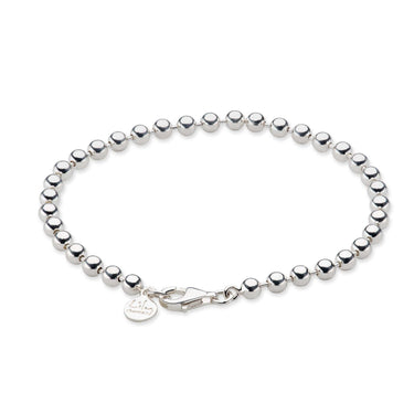 Silver Ball Charm Bracelet for Charms - Lily Charmed
