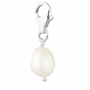 Silver Baroque Pearl Charm for Charm Bracelet | Lily Charmed