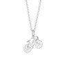 Silver Bicycle Charm Necklace - Lily Charmed