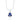 Silver Blue Lapis Wisdom Healing Stone Necklace - Lily Charmed