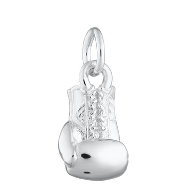 Silver Boxing Glove Charm by Lily Charmed