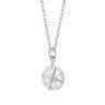 Silver Compass Necklace by Lily Charmed