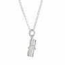 Silver Scroll Graduation Necklace | Lily Charmed