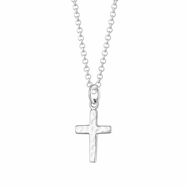 Children's Silver Cross Necklace
