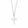 Children's Personalised Silver Cross Necklace - Lily Charmed