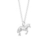 Silver Horse Necklace by Lily Charmed