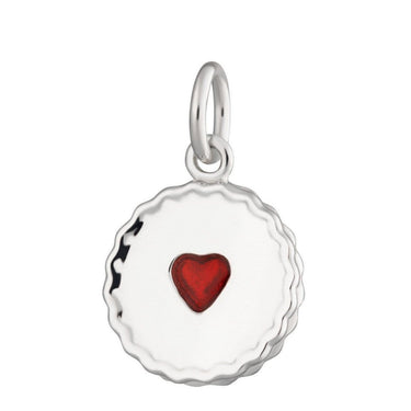 Silver Jammie Dodger Biscuit Charm | Lily Charmed