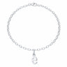 Silver Letter Charm Bracelet | Alphabet Bracelet by Lily Charmed