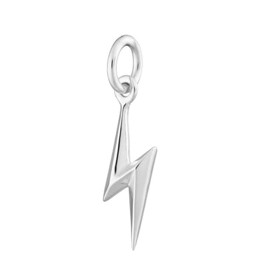 Silver Lighgtning Bolt Charm by Lily Charmed