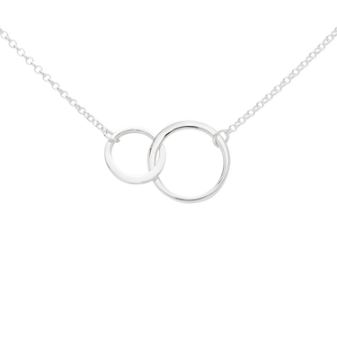 Silver Linked Circles Necklace | Lily Charmed