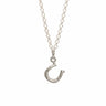 Silver Lucky Horseshoe Necklace | Lily Charmed