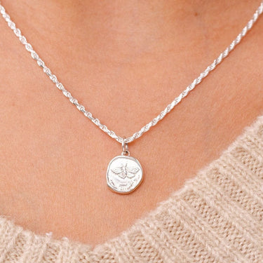 Silver Manifest Change Necklace - Lily Charmed