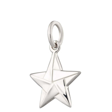 6mm star charms 25 pieces silver stars celestial themed jewelry making  supply - Fleamarket Muse
