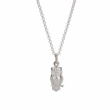 Silver Owl Necklace | Lily Charmed