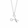 Silver Scissors Charm Necklace | Lily Charmed