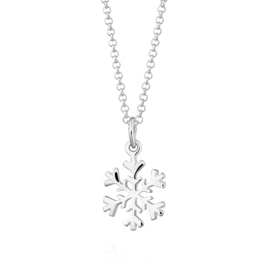 Silver Snowflake Necklace | Lily Charmed