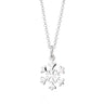 Silver Snowflake Charm Necklace | Christmas & Winter Necklaces by Lily Charmed