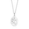 Engraved Silver St Christopher Necklace - Lily Charmed