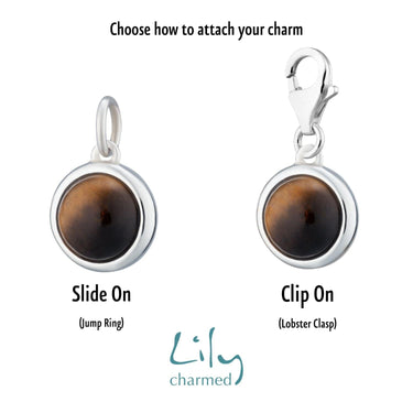 Silver Touchstone Charm - Lily Charmed
