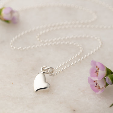 Silver Warm Heart Necklace | Lily Charmed