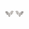 Silver Bat Stud Earrings - Lily Charmed