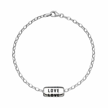 Silver Love is All Around Charm Bracelet by Lily Charmed