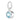 Aquamarine Charm - March Birthstone Jewellery - Lily Charmed
