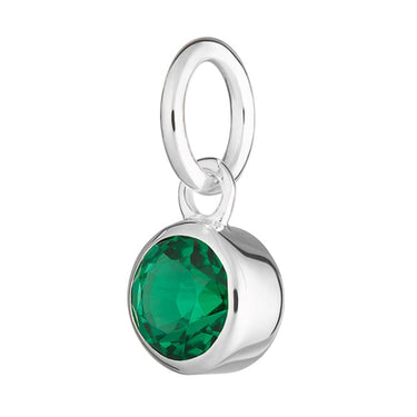 Emerald May Birthstone Charm for Charm Bracelet - Lily Charmed
