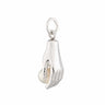Silver Hand and Pearl Charm | Lily Charmed