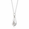 Silver Hand and Pearl Necklace | Lily Charmed