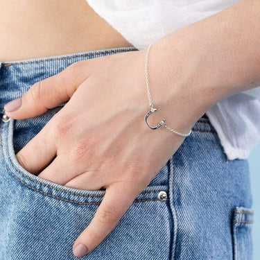 Silver Horseshoe Bracelet - Lily Charmed