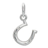 Silver Lucky Horseshoe Charm - Lily Charmed