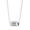 Love is All Around Necklace with Black Enamel by Lily Charmed