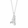 Personalised Silver 3D Mermaid Necklace - Lily Charmed