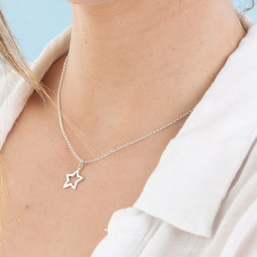 Sterling Silver Bell Necklace by Lily Charmed