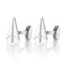 Silver Paper Plane Cufflinks - Lily Charmed