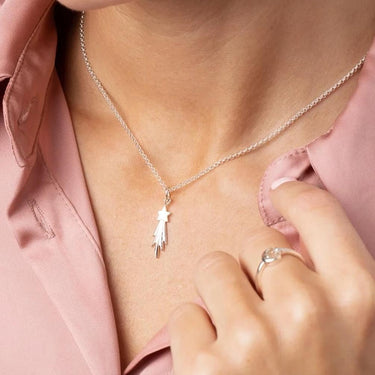 Silver Shooting Star Necklace | Lily Charmed