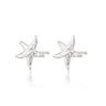 Silver Starfish Stud Earrings - Lily Charmed