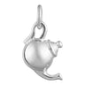 Silver Teapot Charm - Lily Charmed