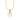 Gold Plated Clear Spinning Disc Necklace | Lily Charmed