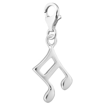 Silver Music Note Charm - Lily Charmed