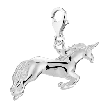 Silver Unicorn Charm - Lily Charmed